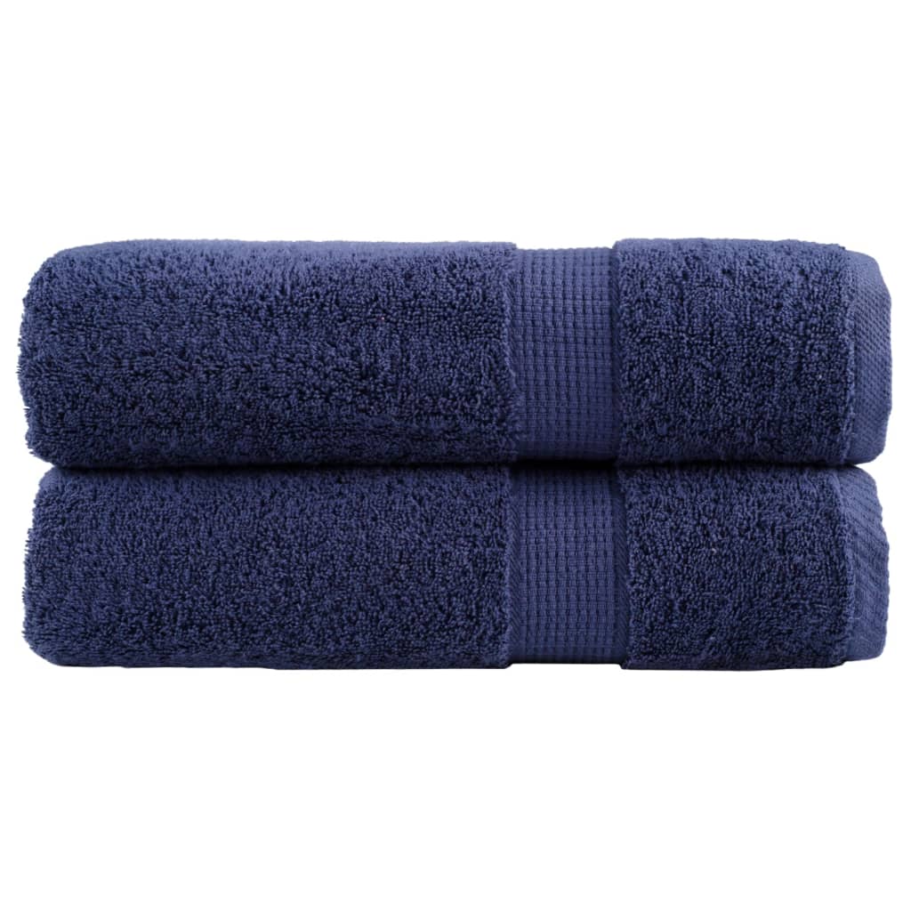 Premium Hand Towels SOLUND 2pcs Navy Blue 50x100cm 600gsm