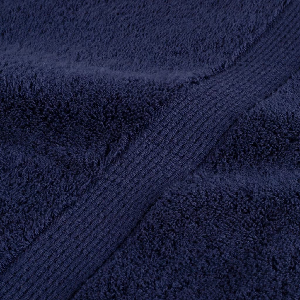 Premium Hand Towels SOLUND 4pcs Navy Blue 50x100cm 600gsm