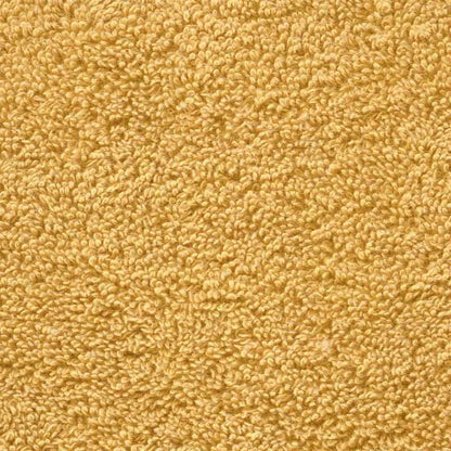Guest Towel 10 pcs Gold 15 x 21 cm Cotton