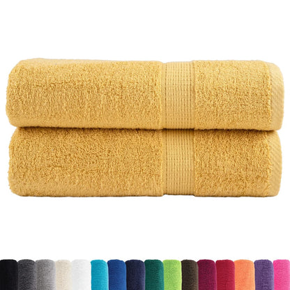 Premium Hand Towels SOLUND 2pcs Gold 50x100cm 600gsm