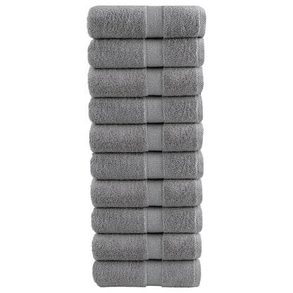 Premium Soap Towels SOLUND 10pcs Grey 30x30cm 600gsm