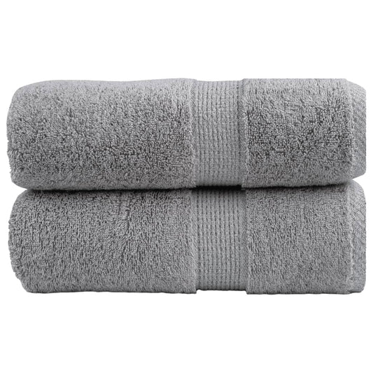 Premium Guest Towels SOLUND 2pcs Grey 30x50cm 600gsm