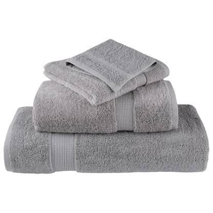 Premium Shower Towels SOLUND 10pcs Grey 70x140cm 600gsm