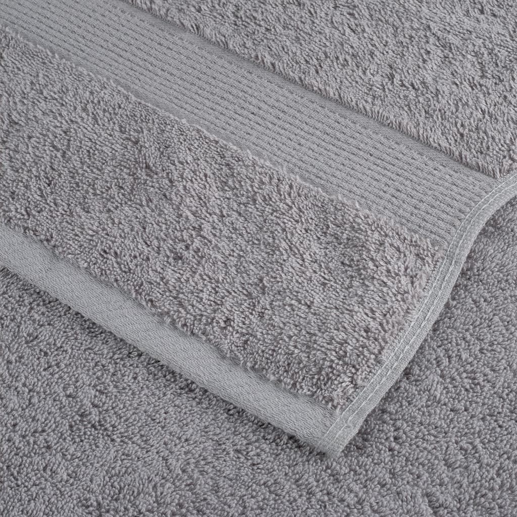 Premium Shower Towels SOLUND 10pcs Grey 70x140cm 600gsm