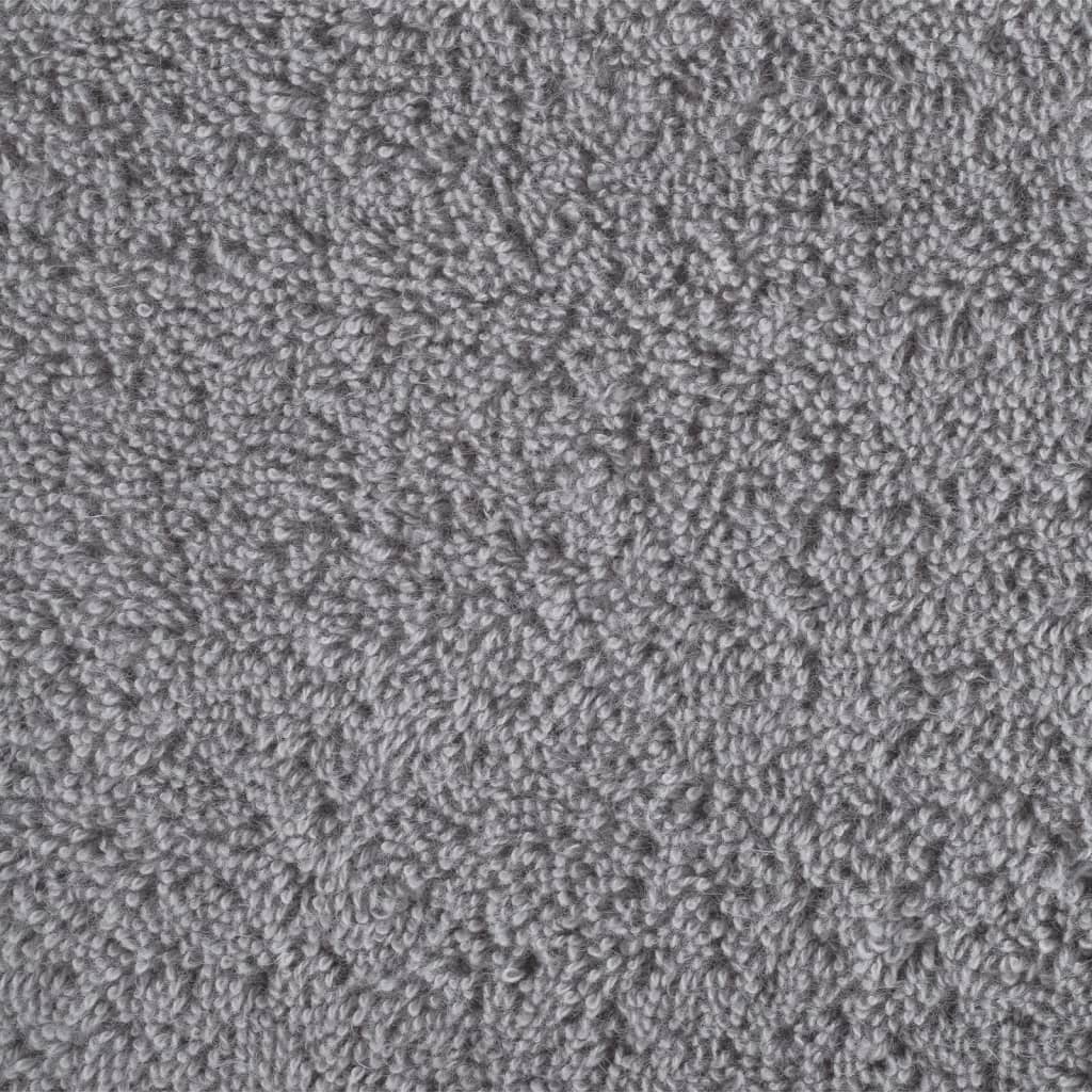 Premium Bath Towels SOLUND 4pcs Grey 100x150cm 600gsm