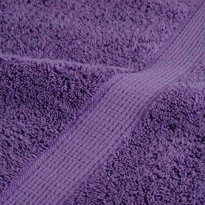 Guest Towel 4 pcs Purple 15 x 21 cm Cotton