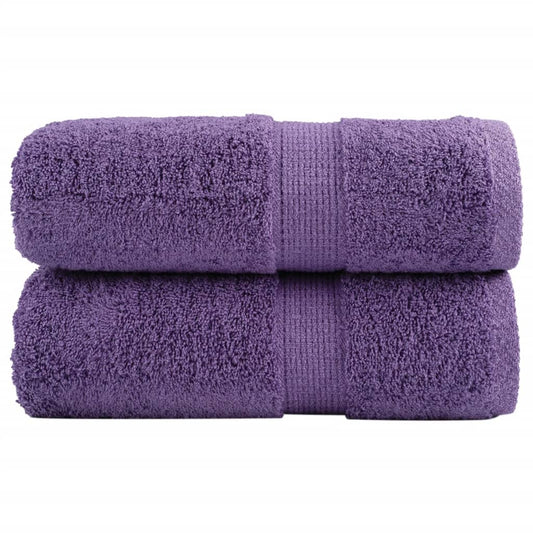 Premium Soap Towels SOLUND 2 pcs Purple 30x30 cm 600 gsm