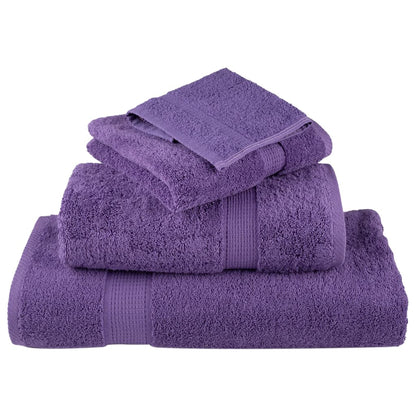 Premium Guest Towels SOLUND 2 pcs Purple 30x50 cm 600 gsm