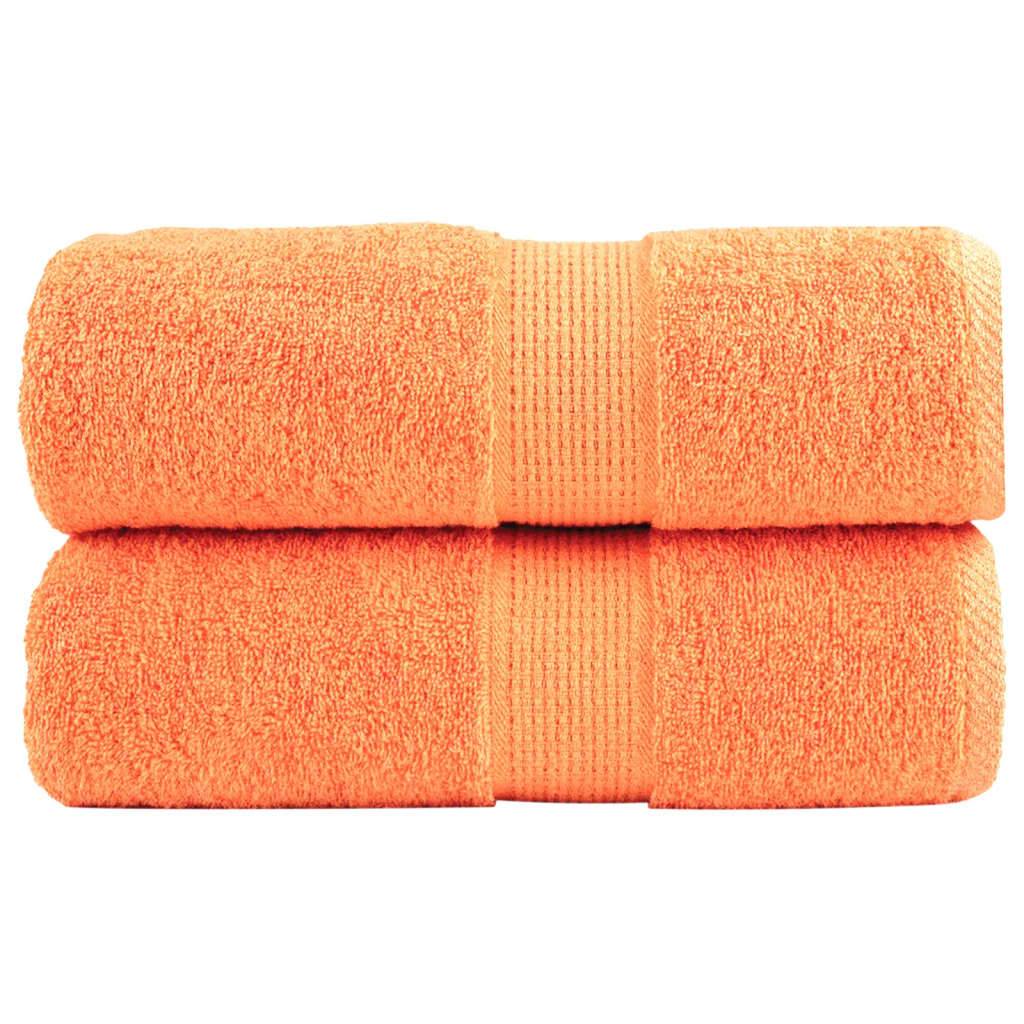 Premium Soap Towels SOLUND 2 pcs Orange 30x30 cm 600 gsm