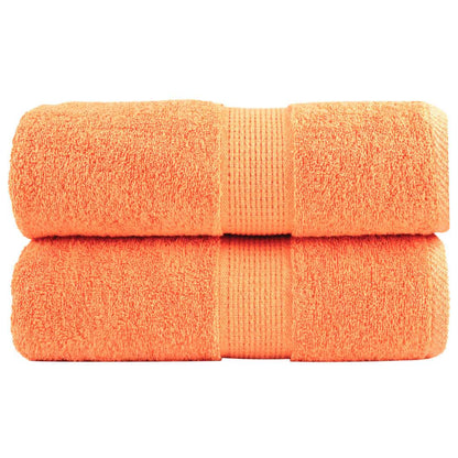 Premium Guest Towels SOLUND 2 pcs Orange 30x50 cm 600 gsm