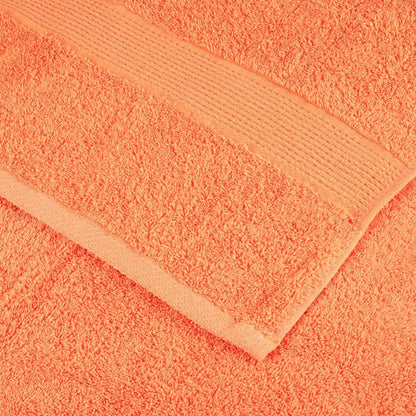 Premium Sauna Towels SOLUND 2 pcs Orange 80x200 cm 600 gsm