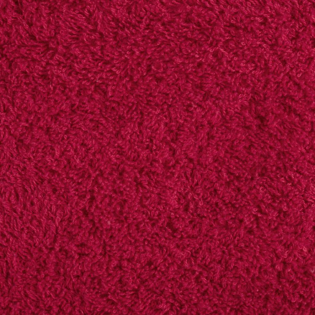 Premium Towels SOLUND 4 pcs Red 100x200 cm 600 gsm