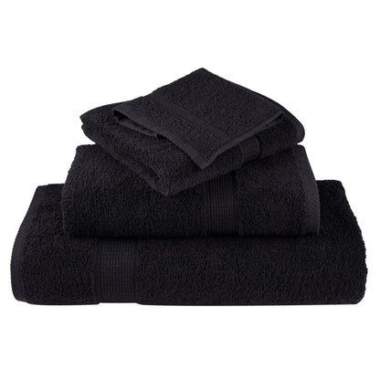 Premium Soap Towels SOLUND 10 pcs Black 30x30 cm 600 gsm
