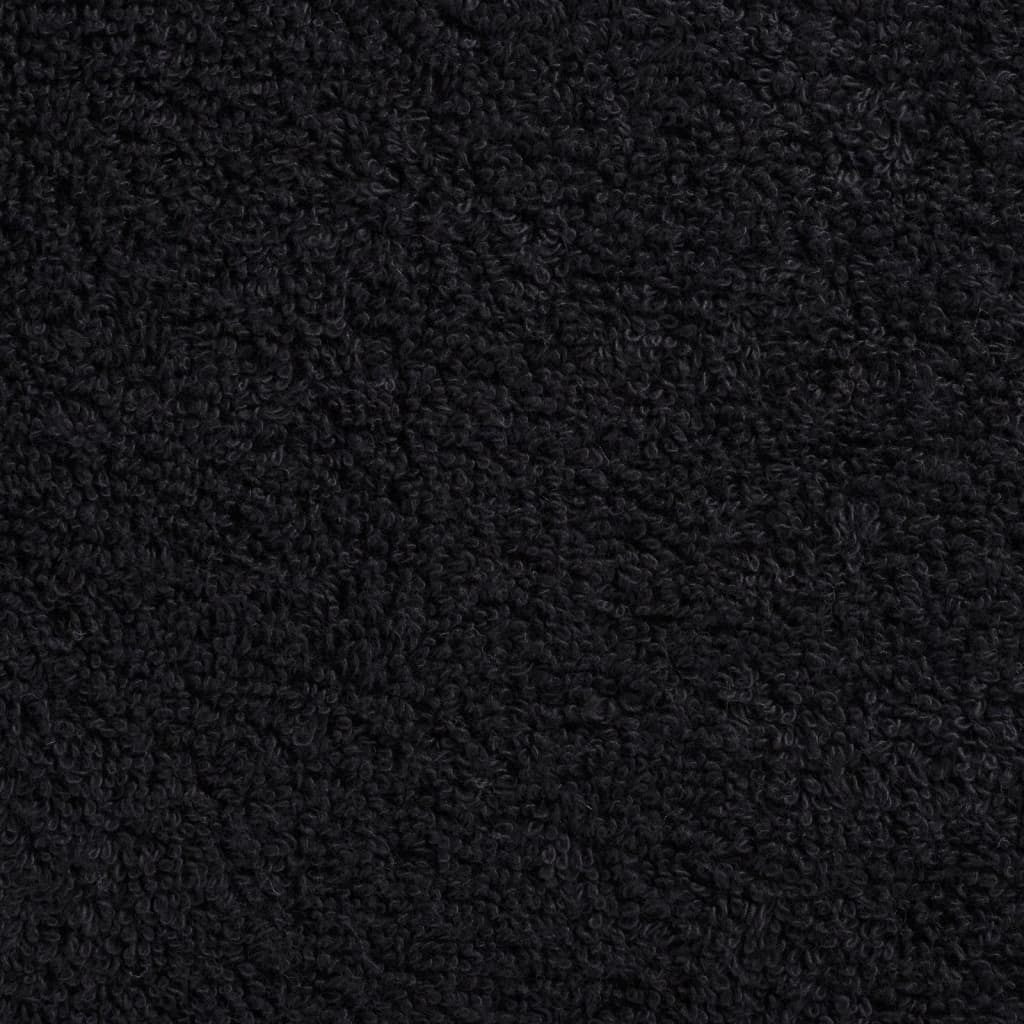 Premium Guest Towels SOLUND 2 pcs Black 30x50 cm 600 gsm