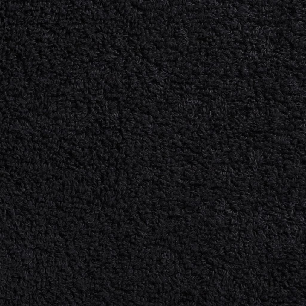 Premium Hand Towels SOLUND 2 pcs Black 50x100 cm 600 gsm