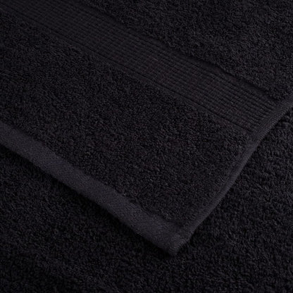 Premium Shower Towels SOLUND 2 pcs Black 70x140 cm 600 gsm