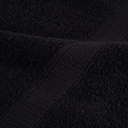 Premium Shower Towels SOLUND 4 pcs Black 70x140 cm 600 gsm