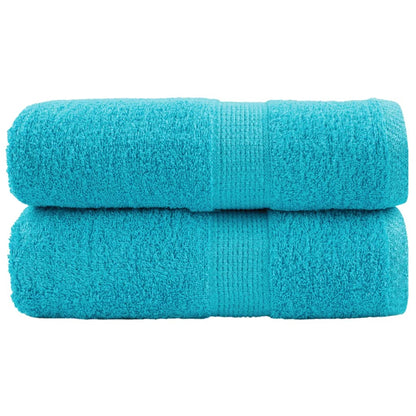 Premium Soap Towels SOLUND 2 pcs Turquoise 30x30 cm 600 gsm