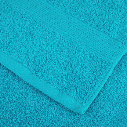 Premium Guest Towels SOLUND 2 pcs Turquoise 30x50 cm 600 gsm