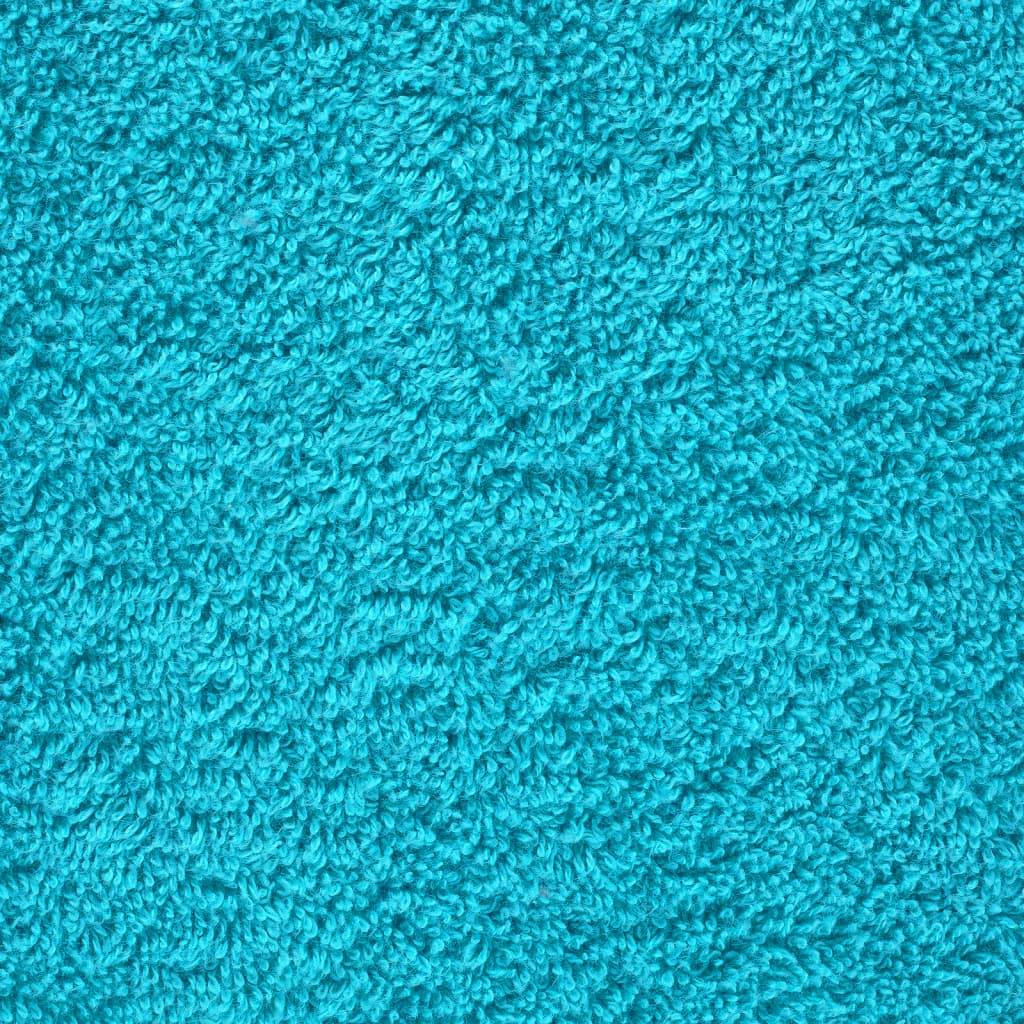 Premium Hand Towels SOLUND 10 pcs Turquoise 50x100 cm 600 gsm
