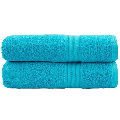 Premium Shower Towels SOLUND 2 pcs Turquoise 70x140 cm 600 gsm