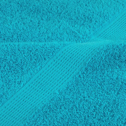 Premium Shower Towels SOLUND 2 pcs Turquoise 70x140 cm 600 gsm