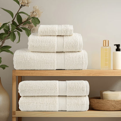 Premium Shower Towels SOLUND 2 pcs Cream 70x140 cm 600 gsm