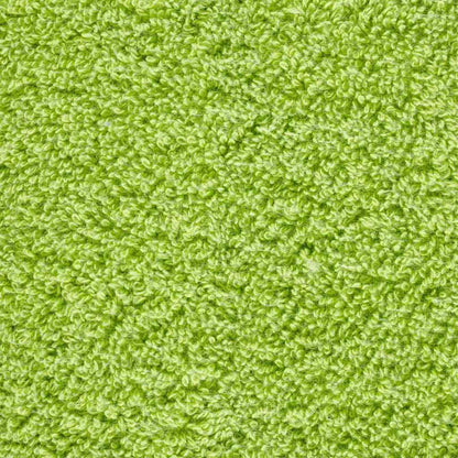 Guest Towel 10 pcs Apple green 15 x 21 cm Cotton