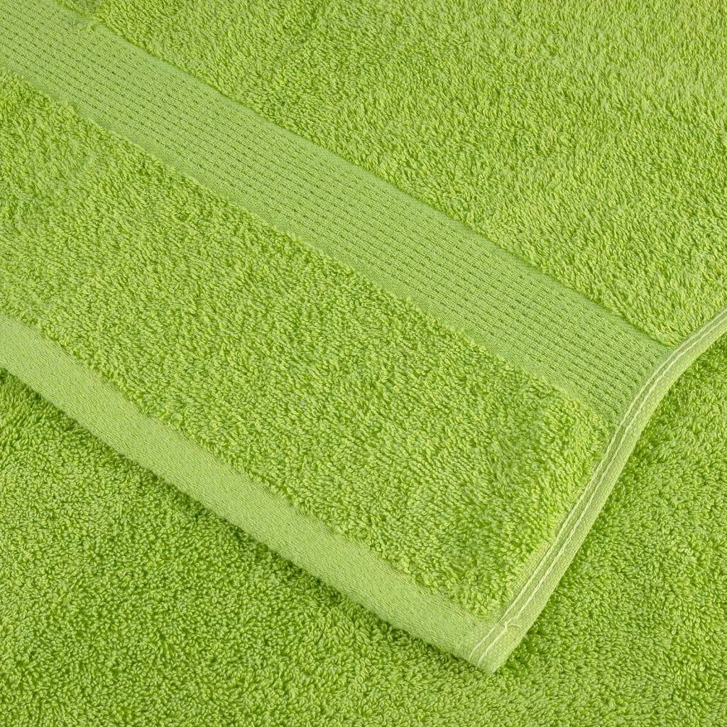 Premium Shower Towels SOLUND 2 pcs Apple Green 70x140 cm 600 gsm