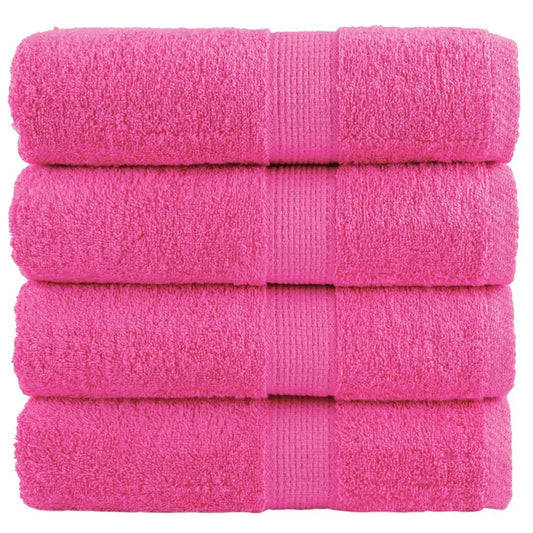 Premium Soap Towels SOLUND 4 pcs Pink 30x30 cm 600 gsm