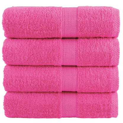 Premium Guest Towels SOLUND 4 pcs Pink 30x50 cm 600 gsm
