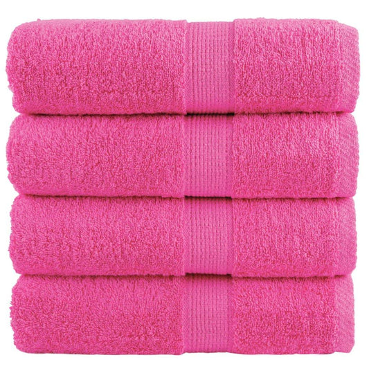 Premium Guest Towels SOLUND 4 pcs Pink 30x50 cm 600 gsm