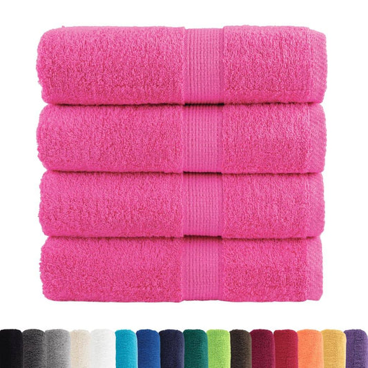 Premium Guest Towels SOLUND 4 pcs Pink 30x50 cm 600 gsm