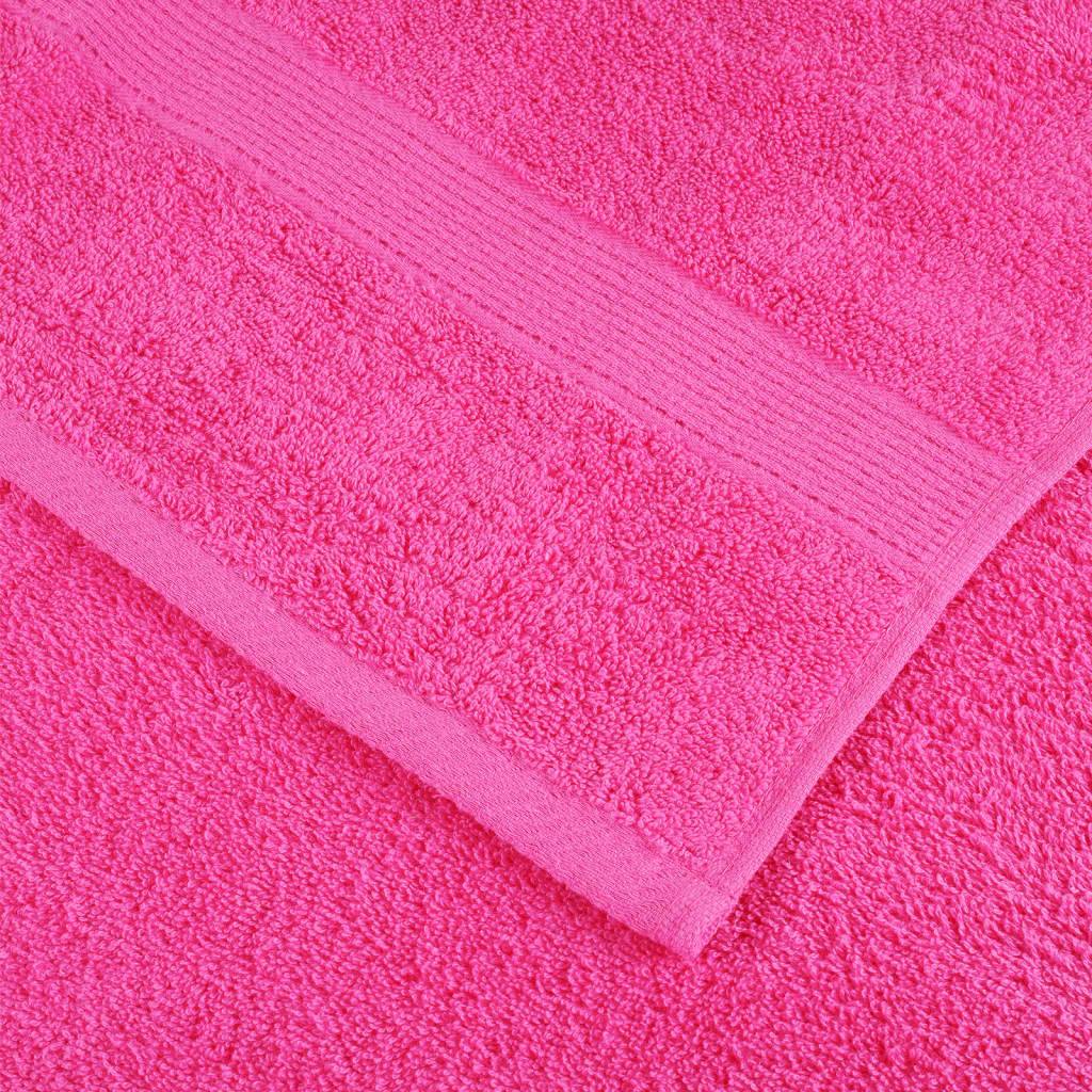 Premium Hand Towels SOLUND 2 pcs Pink 50x100 cm 600 gsm