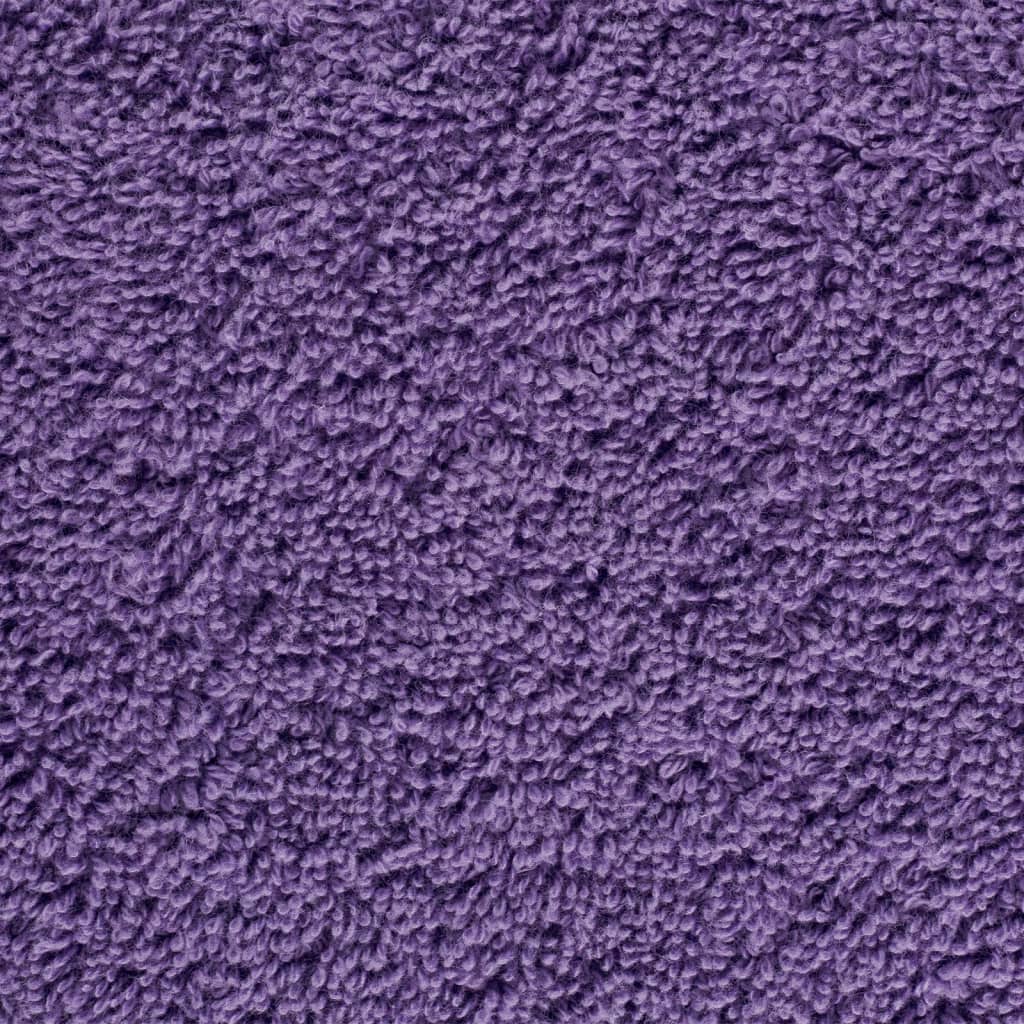 8 Piece Premium Towel Set SOLUND Purple 600 gsm