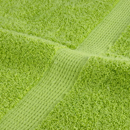 12 Piece Premium Towel Set SOLUND Green 600 gsm