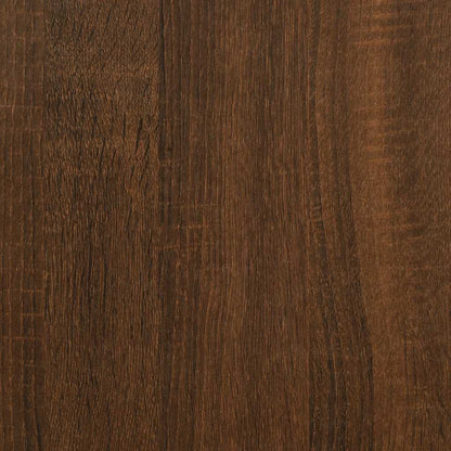 Dining Table Brown Oak 120x60x76 cm Engineered Wood