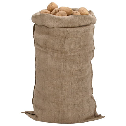 Jute Sacks 5 pcs 65x135 cm 100% Jute 340 gsm