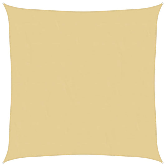 Sun Shade Sail Sand 2x2 m 100% Polyester Oxford