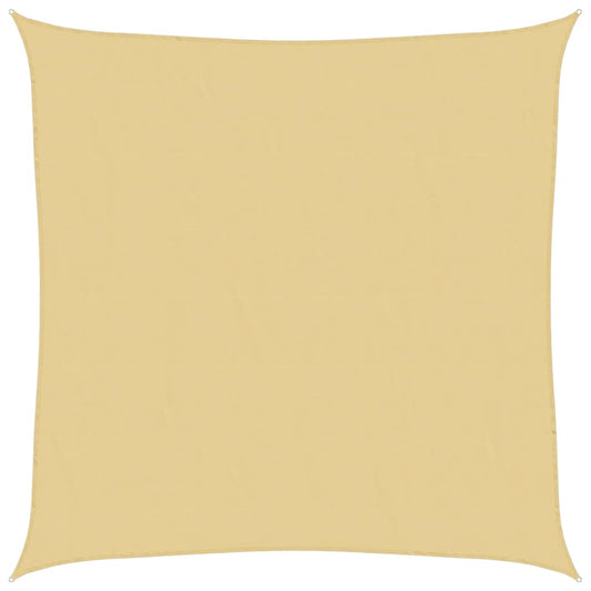 Sun Shade Sail Sand 3.6x3.6 m 100% Polyester Oxford