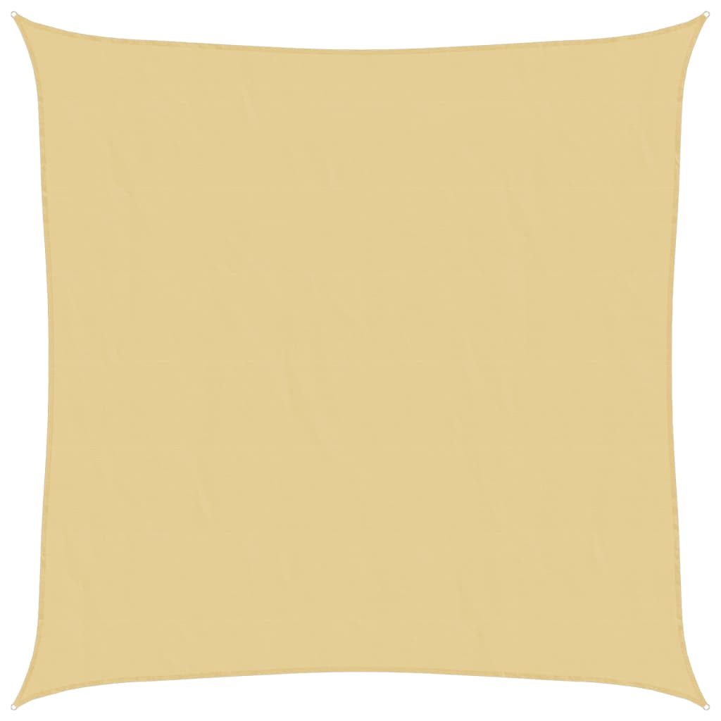 Sun Shade Sail Sand 4x4 m 100% Polyester Oxford