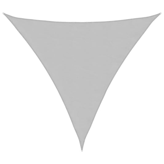 Sun Shade Sail Light Grey 5x5x5 m 100% Polyester Oxford