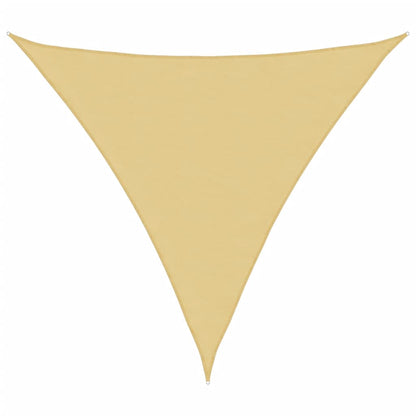 Sun Shade Sail Sand 6x6x6 m 100% Polyester Oxford