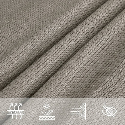 Sunshade Sail 160 g/m² Triangular Light Grey 4.5x4.5x4.5 m HDPE
