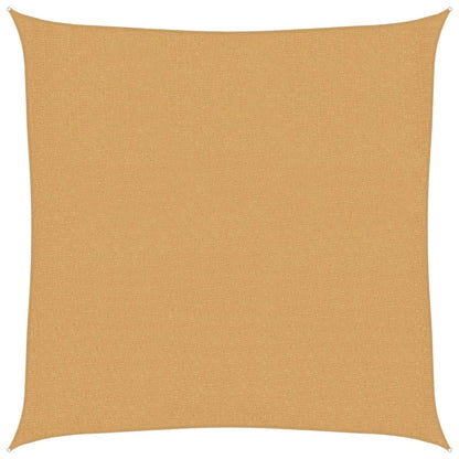 Sunshade Sail 160 g/m² Square Sand 2.5x2.5 m HDPE