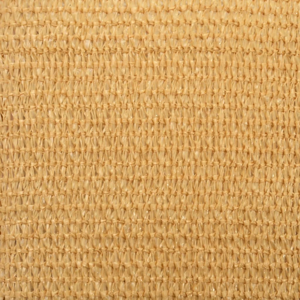 Sunshade Sail 160 g/m² Square Sand 2.5x2.5 m HDPE