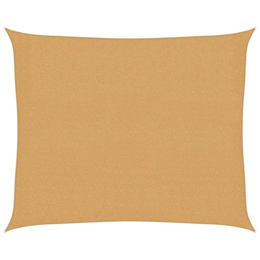 Sunshade Sail 160 g/m² Rectangular Sand 2.5x3 m HDPE