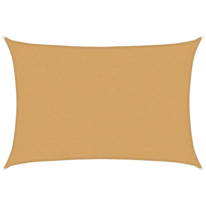 Sunshade Sail 160 g/m² Rectangular Sand 2.5x4 m HDPE