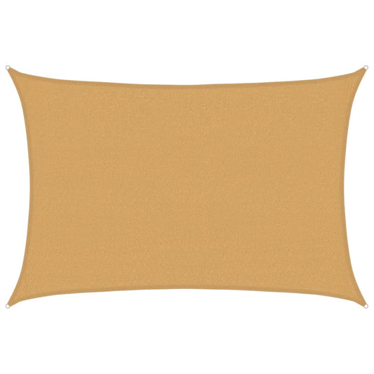 Sunshade Sail 160 g/m² Rectangular Sand 2.5x4 m HDPE