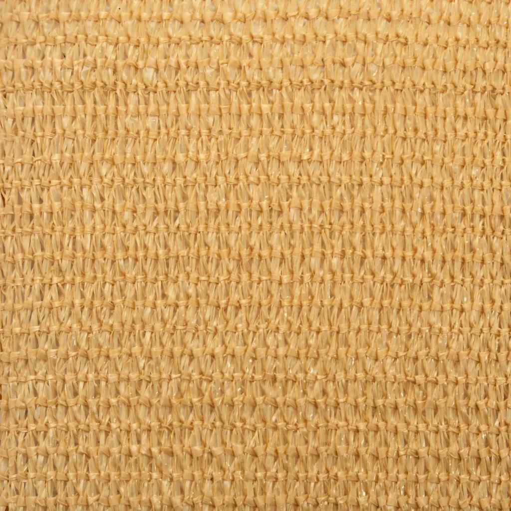 Sunshade Sail 160 g/m² Triangular Sand 5x5x6 m HDPE